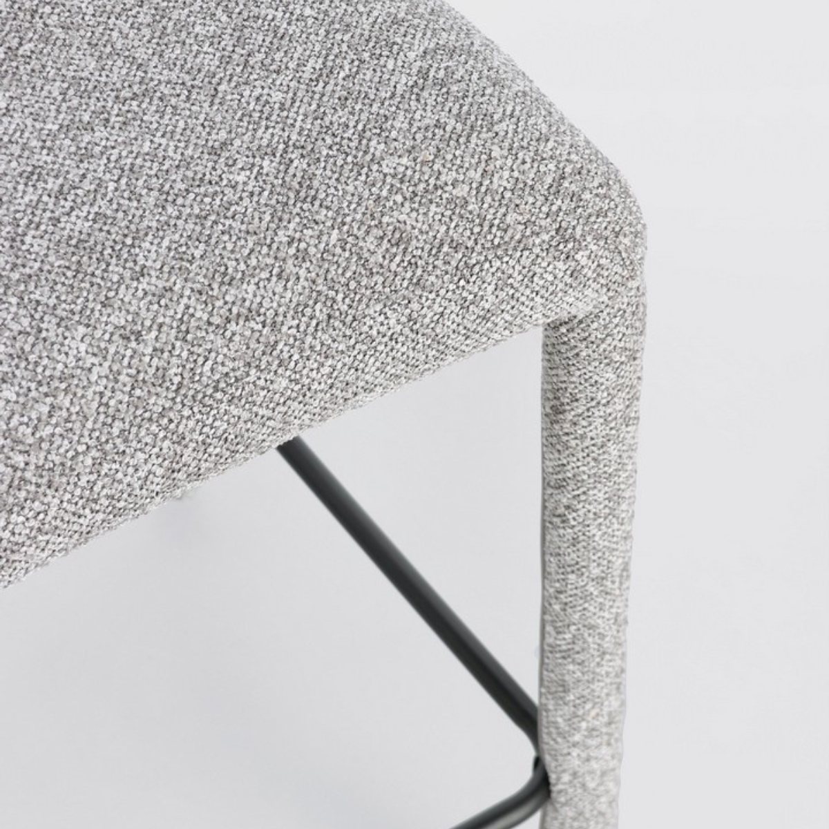 BT ANKARA Grey design Upholstered indoor bar stool
